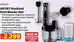 ARZUM AR1167 STARBLEND MULTİ BLENDER SETİ ARZUM AR1167 STARBLEND MULTİ BLENDER SETİ